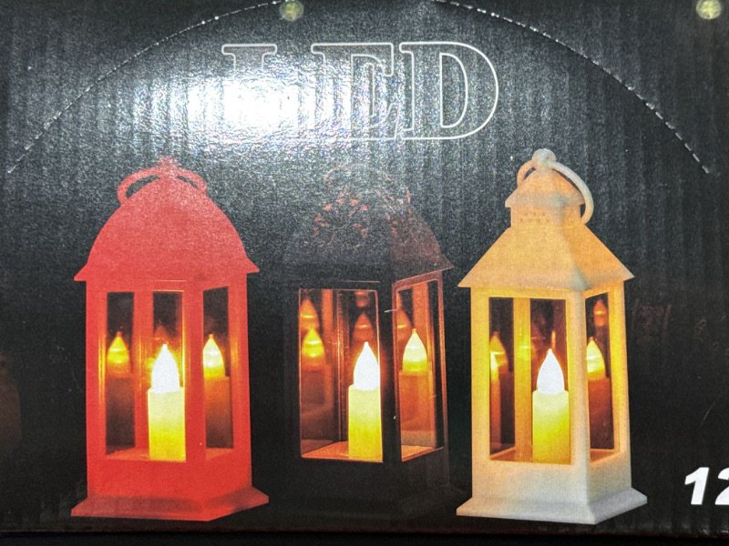 Photo 1 of 12 PCS Christmas LED Small Lantern Set 