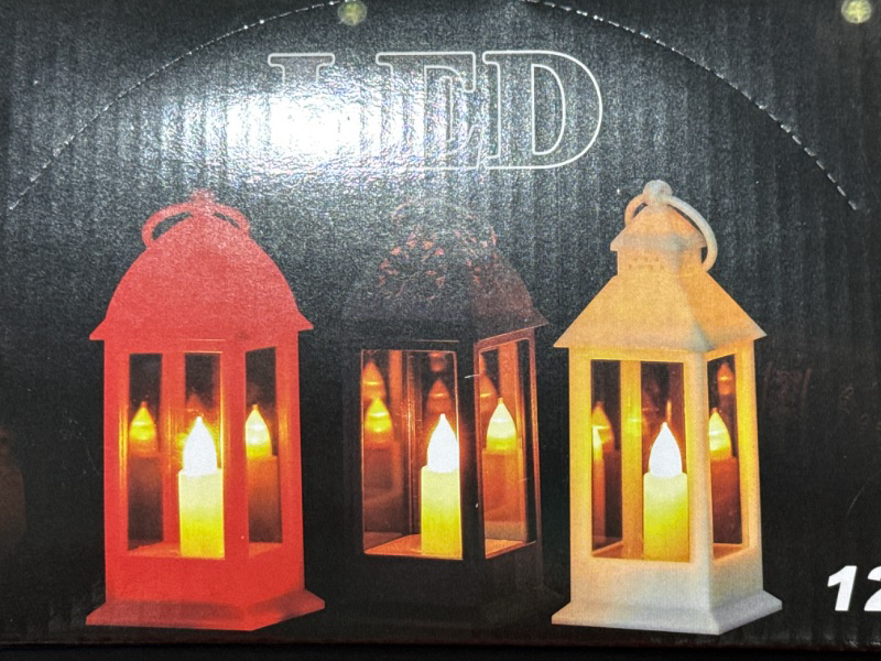 Photo 2 of 12 PCS Christmas LED Small Lantern Set 