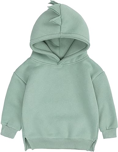 Photo 1 of QLIPIN Unisex Baby Hoodies Toddler Hooded Sweatshirt Cute Ear Solid Hoodie Casual Long Sleeve Pullover 