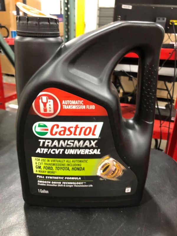 Photo 2 of Castrol Transmax ATF/CVT Universal Automatic Transmission Fluid, 1 Gallon, Red, 128 Fl Oz (Pack of 1)