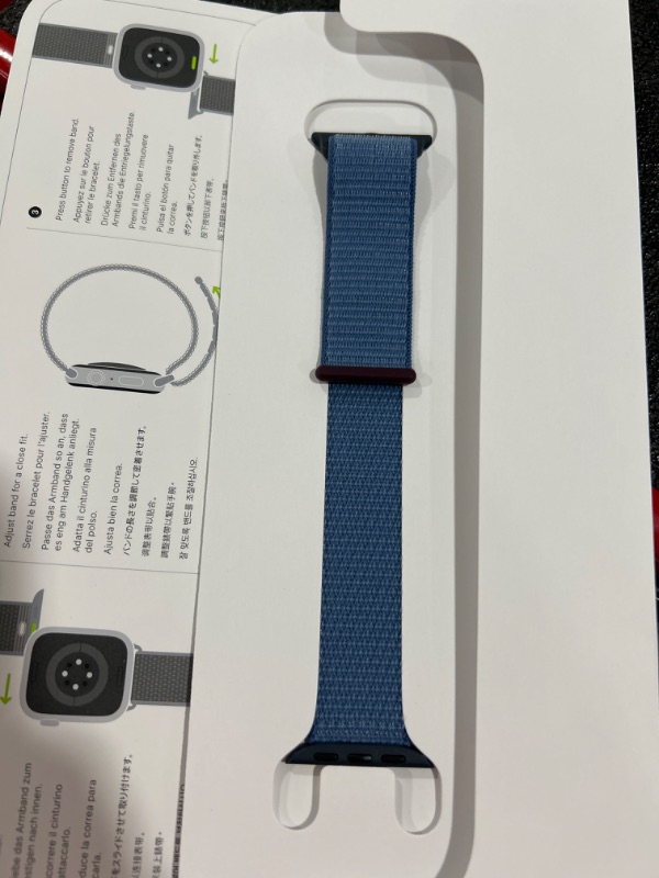 Photo 2 of Apple Watch Series 9 [GPS + Cellular 41mm] Smartwatch with Starlight Aluminum Case with Starlight Sport Loop. Fitness Tracker, ECG Apps, Always-On Retina Display, Carbon Neutral Starlight Aluminum Case with Starlight Sport Loop 41mm Case One Size - fits 1