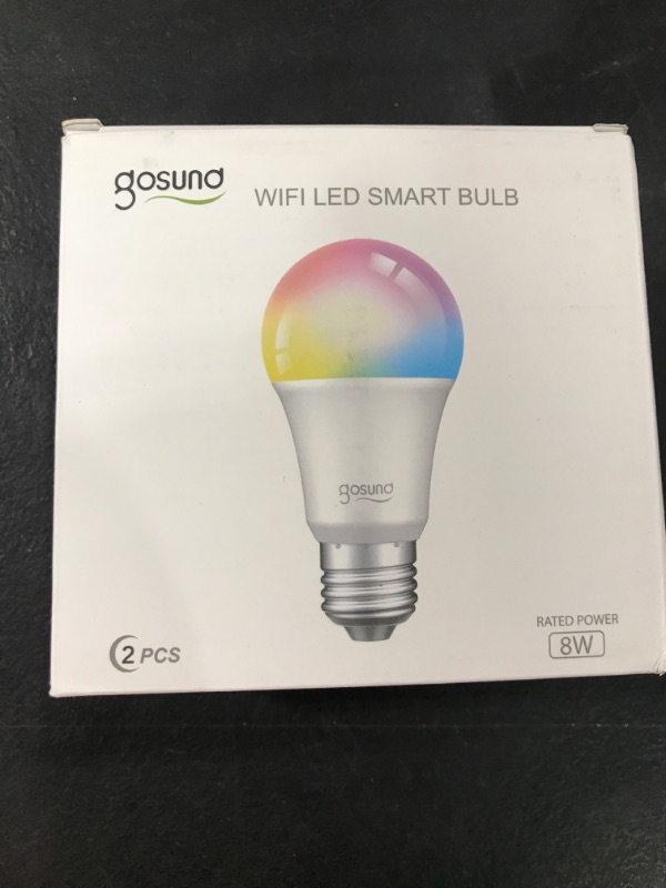 Photo 2 of OHMAX Smart Light Bulbs, Color Changing Light Bulbs A19 E26 75W Equivalent, WiFi Light Bulbs Smart Bulbs Work with Alexa Google Home No Hub Required, Dimmable 2700K Warm White, 800 Lumens, 2 Pack 