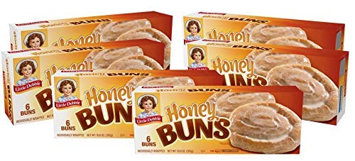 Photo 1 of Little Debbie Honey Buns, 36 Individually Wrapped Breakfast Pastries (6 Boxes) NOTE! PASSED BB DATE. BB JUNE 10 2024