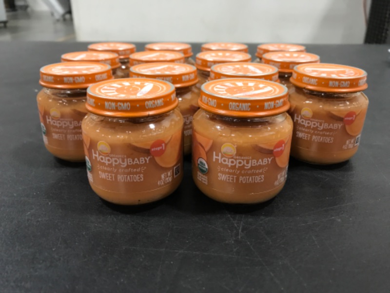 Photo 2 of [12 pack] HappyBaby Clearly Crafted Sweet Potatoes Baby Food - 4oz