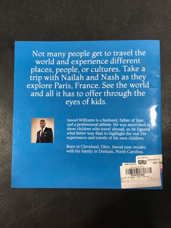 Photo 2 of Nailah & Nash Take Paris Paperback – by Jawad Williams (Author)