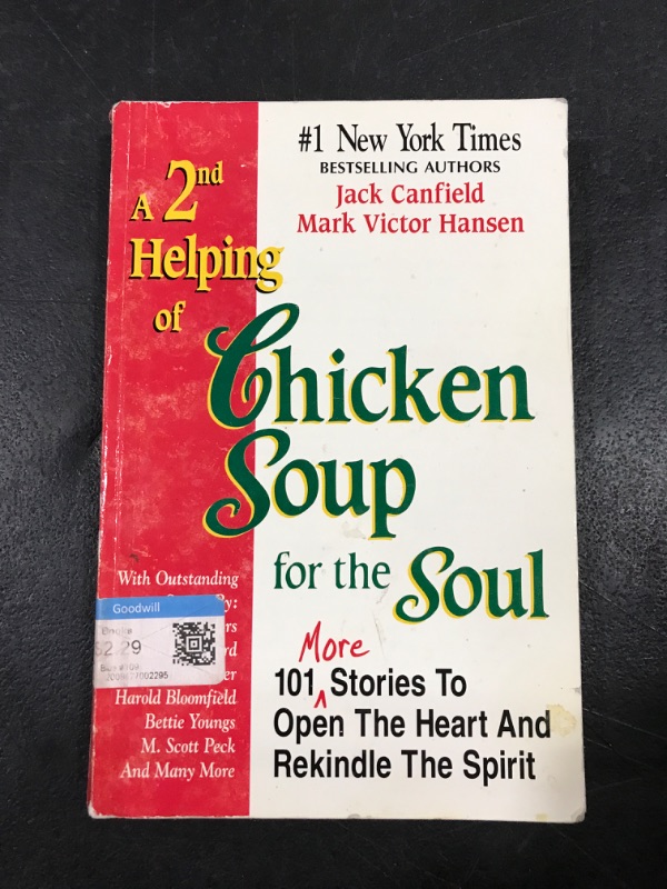 Photo 1 of A 2nd Helping of Chicken Soup for the Soul by Jack Canfield, Mark Victor Hansen, Mark Victor (compilers) Canfield, Jack; Hansen [Paperback] 