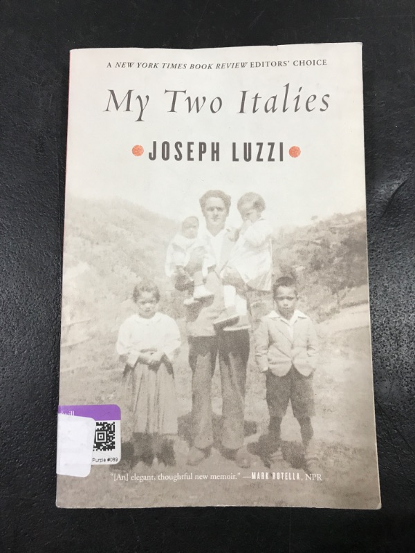 Photo 1 of My Two Italies: A Personal and Cultural History Paperback – by Joseph Luzzi (Author)