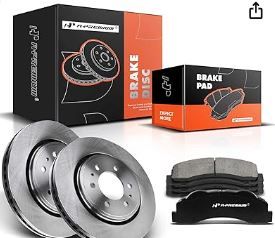 Photo 1 of A-Premium 13.78 inch (350mm) Front Vented Disc Brake Rotors + Ceramic Brake Pads Kit Compatible with Select Ford and Lincoln Models - For F-150 10-20, Expedition 10-21, Navigator 10-20, 6-PC Set