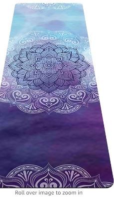 Photo 1 of LERYG Yoga Mat Anti Slip TPE Environmentally Friendly Sports Mat, Suitable for Indoor and Outdoor Yoga, Pilates, and Thick Exercise and Exercise mMats with Carrying Strap(183CM * 61CM * 6mm)