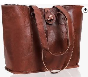 Photo 1 of Leather Tote Bag Women Top Handle Satchel Handbags Shopper Purse Shoulder Bag Messenger Tote Laptop Bag 