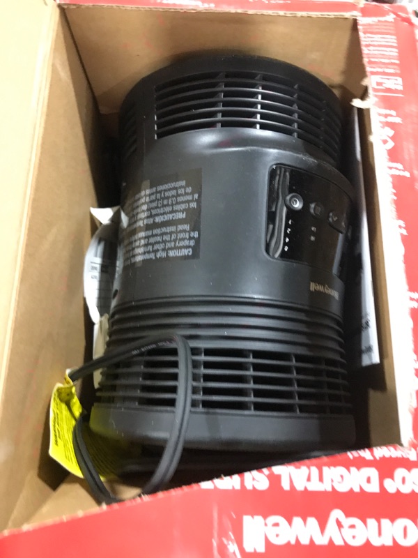 Photo 1 of Honeywell 360 Digital Surround Fan Forced Heater HHF370B, Black