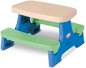 Photo 1 of Little Tikes Easy Store Jr. Kid Picnic Play Table, Blue,green 