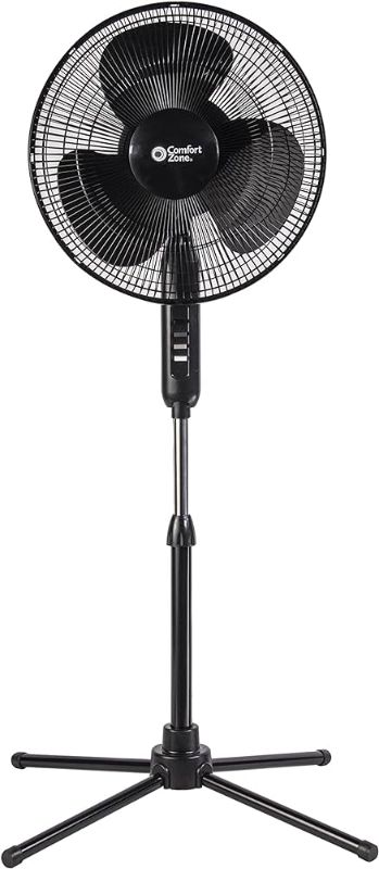 Photo 1 of BLACK OSCILLATING STAND FAN