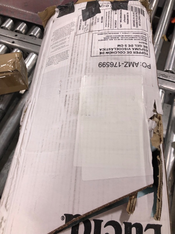 Photo 1 of Lucid 2 Inch Mattress Topper Queen With Lucid Topper Cover– Memory Foam Mattress Topper Queen - Gel Infused – Removable Mattress Topper Cover Queen 2 Inch Topper and Cover