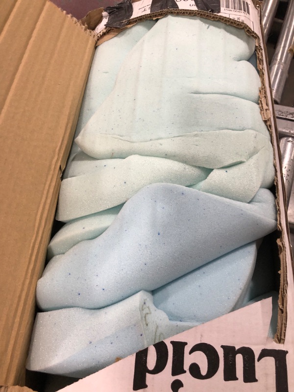 Photo 1 of Lucid 2 Inch Mattress Topper Queen With Lucid Topper Cover– Memory Foam Mattress Topper Queen - Gel Infused – Removable Mattress Topper Cover Queen 2 Inch Topper and Cover