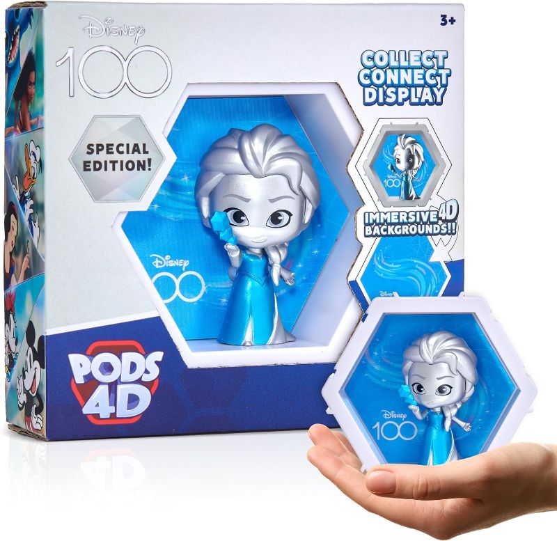 Photo 1 of 
WOW! PODS 4D Disney Frozen Elsa - Unique Connectable & Collectable Toy Figure, Wall/Shelf Display, Easter Basket Stuffers, Elsas Toy Figures, Disney...
Color:Elsa