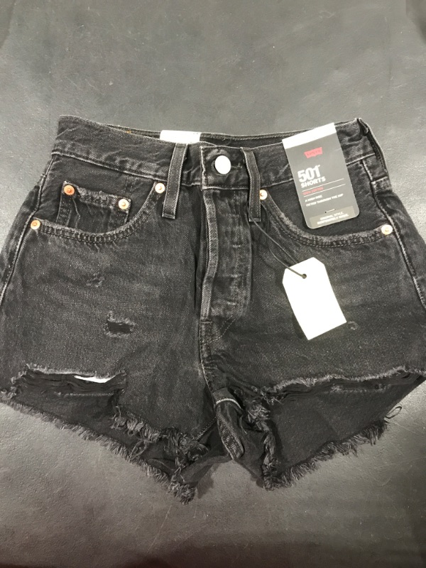 Photo 3 of [Size 24] Levi's Women's Premium 501 Original Shorts Wise Up