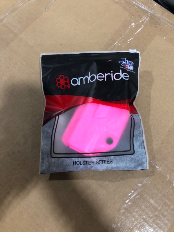 Photo 2 of Amberide KYDEX Holsters for Glock 43/43X & 43X MOS | Adjustable Cant | Inside & Outside Waistband Concealed Carry Options | IWB & OWB for Ultimate Comfort & Stability Right Hand Draw IWB | Pink