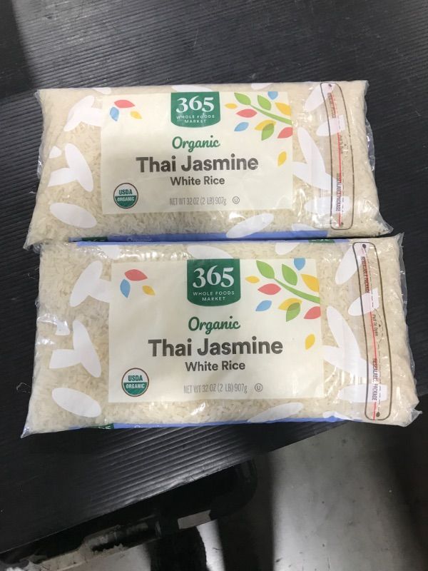 Photo 2 of 2 Pack -365 by Whole Foods Market, Organic Jasmine Thai White Rice, 32 Ounce
