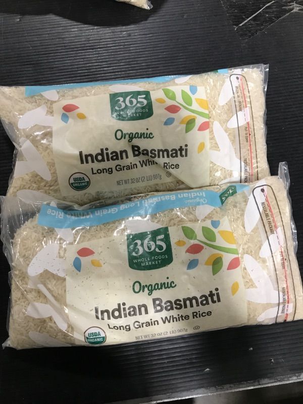 Photo 2 of 2 Pack -365 by Whole Foods Market, Indian Basmati White Rice, 32 Ounce
