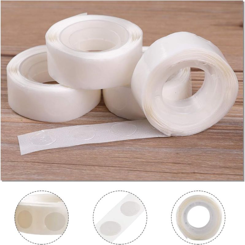 Photo 1 of 1000pcs Glue Point Clear Balloon Glue Removable Adhesive Dots Double Sided Dots of Glue Tape for Balloons Craft Glue Points Dots Sticky Dots or Wedding Decoration
