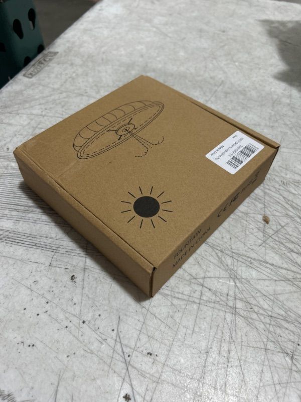 Photo 1 of 3.5W Solar Fountain, 2024 Upgrade Water Fountain Outdoor,Solar Bird Bath Fountains with 4 Fixed Rods & 8 Orange Nozzles,Solar Fountain Pump for Pond, Patio,Outdoor,Garden, Pool