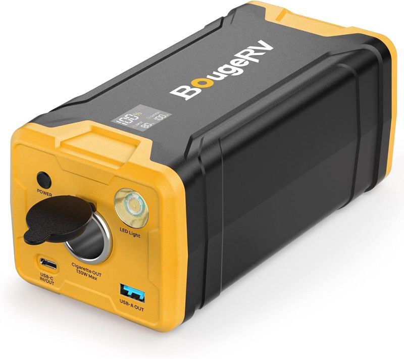 Photo 1 of BougeRV 220Wh Portable Power Station, Backup Battery for Most Car Refrigerator, Portable Power Supply with Dynamic Display Panel