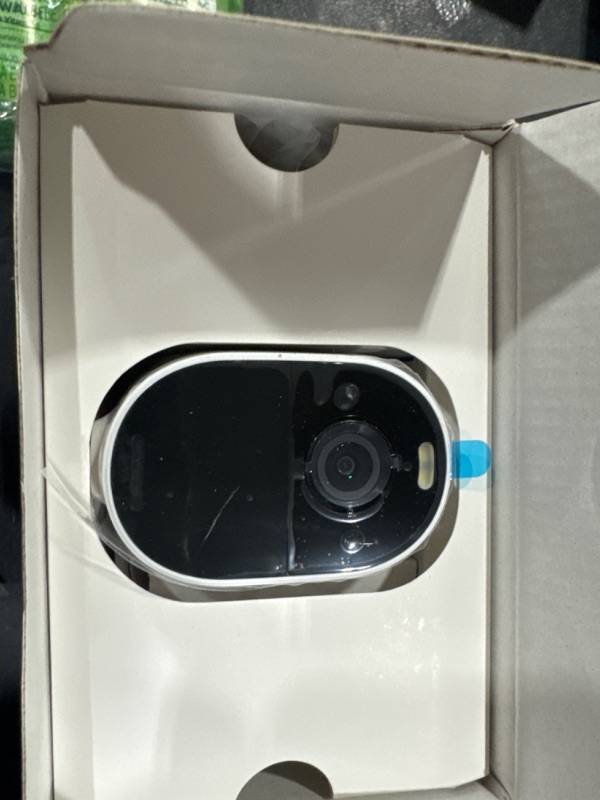Photo 1 of Arlo Essential Spotlight Camera - Wireless Security, 1080p Video, Color Night Vision, 2 Way Audio, White - VMC2030,1 Count (Pack of 1) 1st Gen