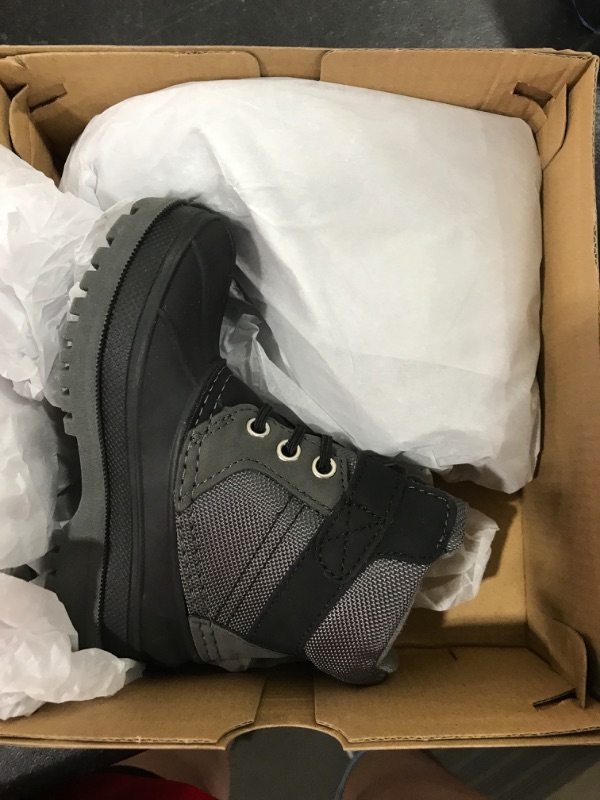 Photo 2 of [Size 8] Sperry Unisex-Child Storm Hopper Alternative Closure Snow Boot 8 Big Kid Black/Grey