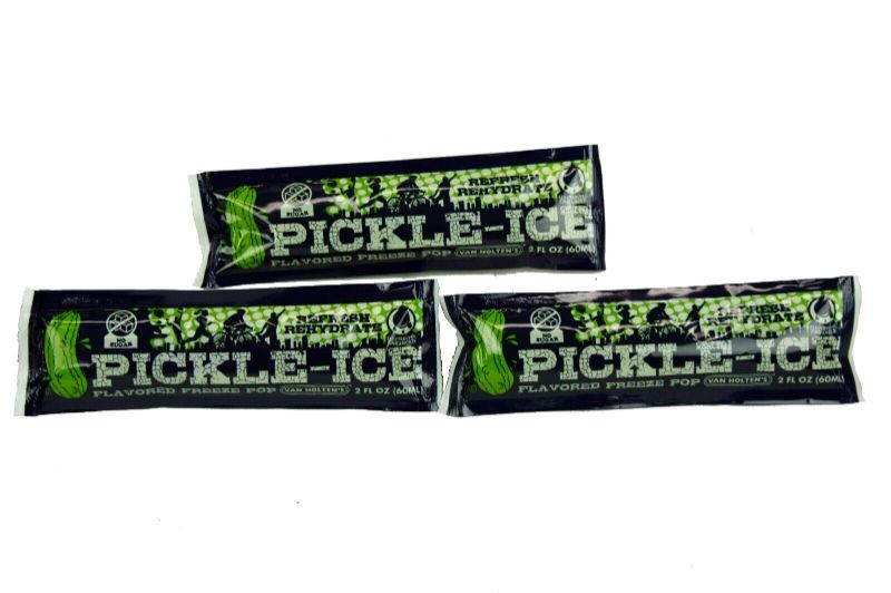 Photo 1 of [Pack of 3] Van Holten's Pickle-Ice Pops, Enjoy Frozen or Unfrozen, Stops and Prevents Muscle Cramps, Replenishes Electrolytes, 2 oz Pops