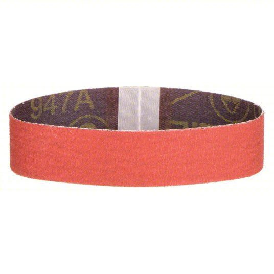 Photo 1 of 3M CUBITRON II Sanding Belt: 3 1/2 in W x 15 1/2 in L, X Wt Cotton/Polyester Backing, 947A
