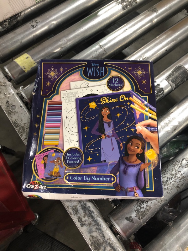 Photo 1 of Disney WISH! Color by Number with Markers, Creative Art Activity Set, Ages 4 and Up
