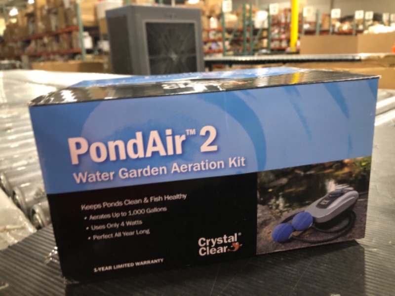 Photo 3 of AquaMiracle All-in-One Pond Air Pump Koi Pond Aerator for Pond up to 2000 Gallons Pond Deicer Pond Aeration Kit with 2&4 Outlets Air Stones Airline Tubing Check Valves
