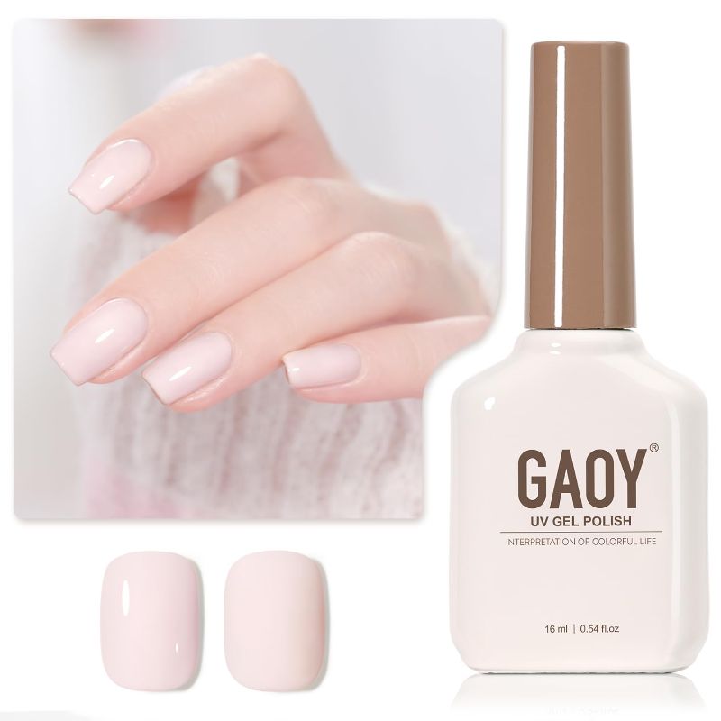 Photo 1 of 
GAOY Pink Gel Nail Polish, 16ml Soak Off Gel Polish, UV Light Cure for Nail Art DIY Manicure at Home