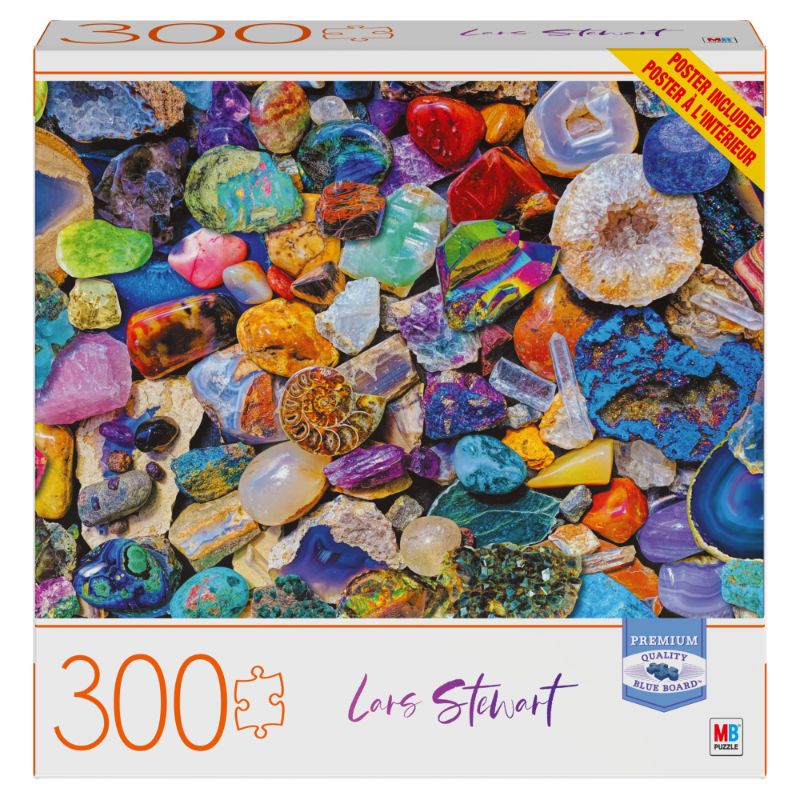 Photo 1 of 1000-Piece Jigsaw Puzzles Rocks and Minerals | Puzzles for Adults and Kids Ages 8+, Amazon Exclusive