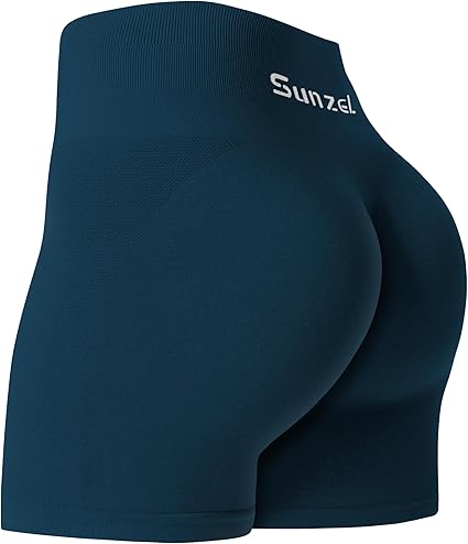 Photo 1 of [Size M] Sunzel Butt Scrunch Seamless Shorts, Womens 5 Inch Workout Shorts High Waist Stretch Booty Short for Gym/Yoga/Running/Biking 