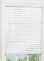 Photo 1 of 2IN CORDLESS FAUX WOOD BLINDS WHITE