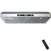 Photo 1 of 42 in. 900 CFM Ducted Under Cabinet Range Hood in Stainless Steel with LED light
