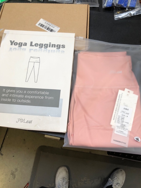 Photo 1 of pink yoga leggings size med