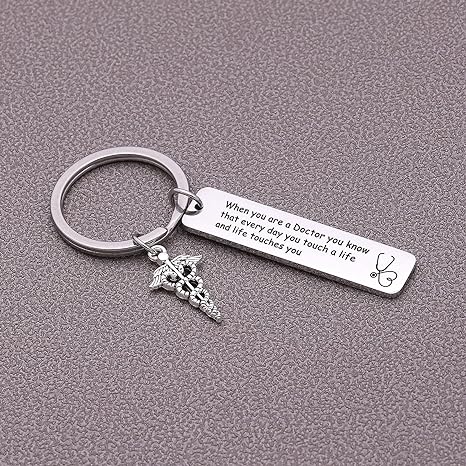 Photo 1 of ASANHAO Medicine Keychain Er Doctor Gift Thank You Jewelry Medical Student Keychain Gi Doctor Keychain Doctor Thank You Gift Medicine Jewelry (Doctor Appreciation Keychain)
