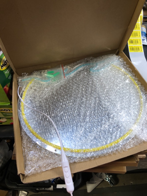 Photo 1 of Sunset Mirror Neon Sign for Wall Decor,Neon Wave Sign,Dimmable LED Neon Sign for Home Bedroom,Birthday,Wedding,Bar,Party,USB Powered,Valentines Day Gifts for Girl Women