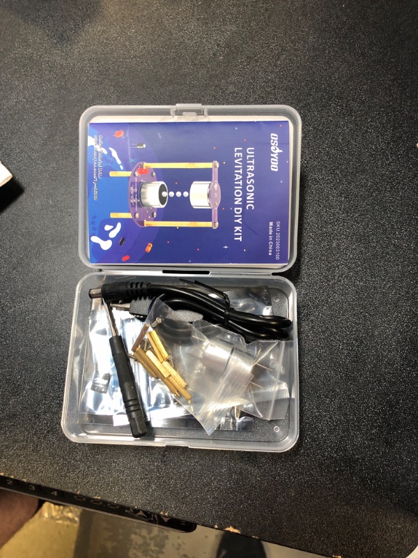 Photo 2 of OSOYOO Ultrasonic Levitation Kit, Learn to Solder, Master STEM Skills,and Explore Electronics, Perfect Soldering Practice Project and Back To School supplies for Electronics Enthusiasts, Students
