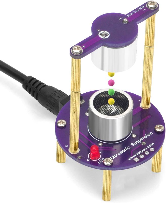 Photo 1 of OSOYOO Ultrasonic Levitation Kit, Learn to Solder, Master STEM Skills,and Explore Electronics, Perfect Soldering Practice Project and Back To School supplies for Electronics Enthusiasts, Students
