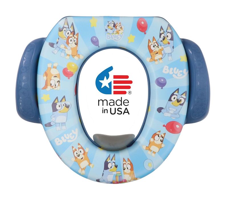 Photo 1 of Bluey Soft Potty Seat - Potty Training Toilet Seat, Soft Cushion, Baby Potty Training, Safe, Easy to Clean
