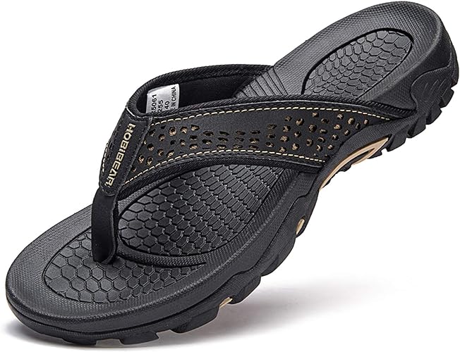 Photo 1 of GUBARUN Mens Sport Flip Flops Comfort Casual Thong Sandals Outdoor
size 45