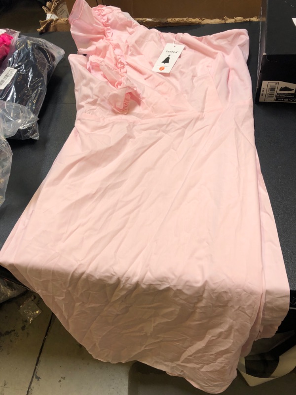 Photo 1 of xl pink one shoulder dress 