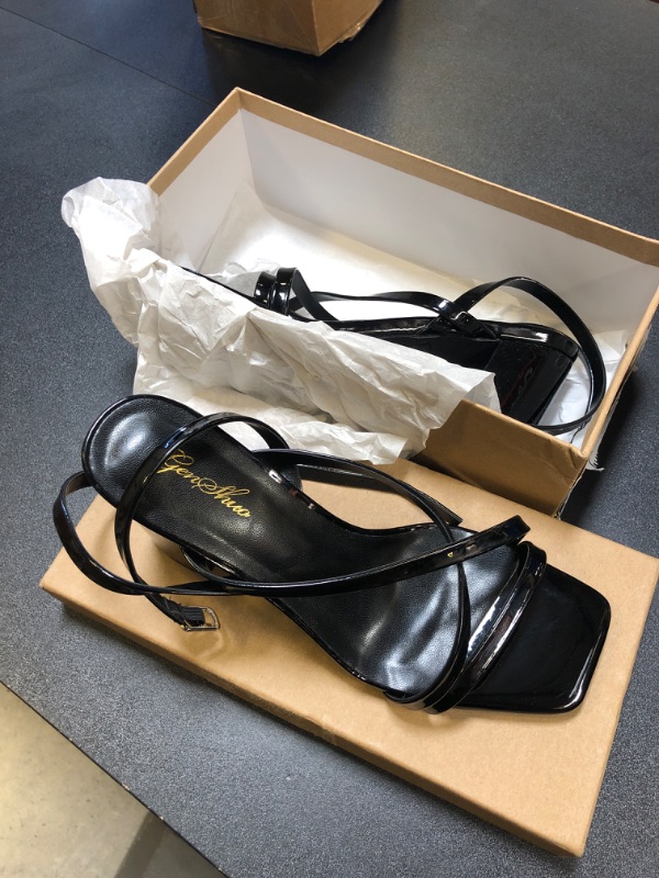 Photo 1 of black heels size 8