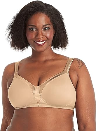 Photo 1 of PLAYTEX Women's 18 Hour Silky Soft Smoothing Wireless, Full-Coverage T-Shirt Bra, Single Or 2-Pack
44d