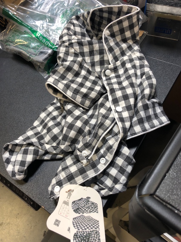 Photo 2 of Dog Shirt, Nobleza Plaid Dog Pajamas, Breathable and Skin-Friendly Puppy Clothes, Dog Outfits for Small Medium Large Dogs, Cats
