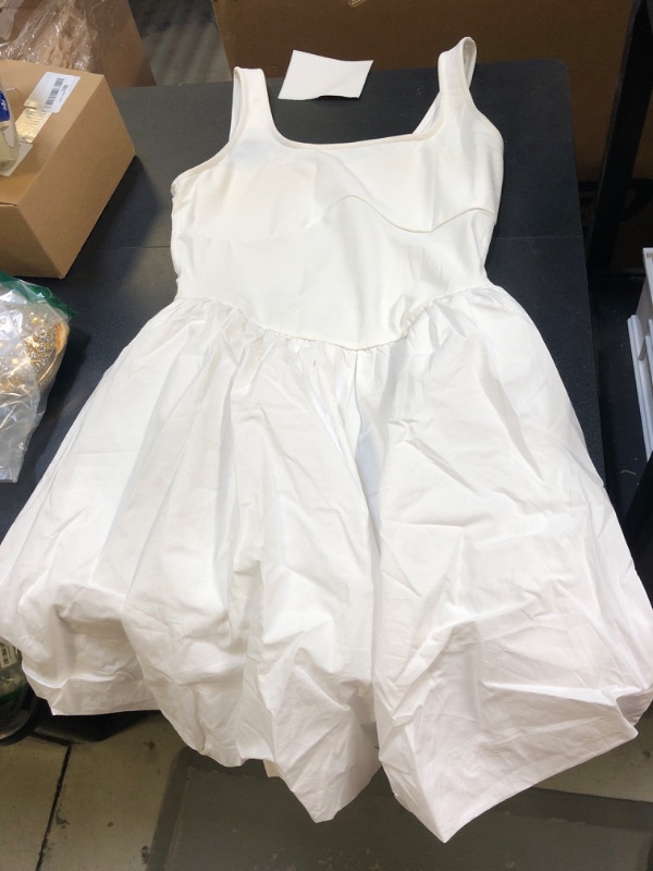 Photo 1 of medium white dress a little dirty 